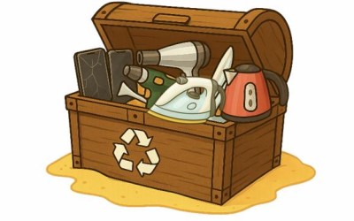 Studenti obchodky objevovali ostrov pokladů v rámci projektu Recyklohraní